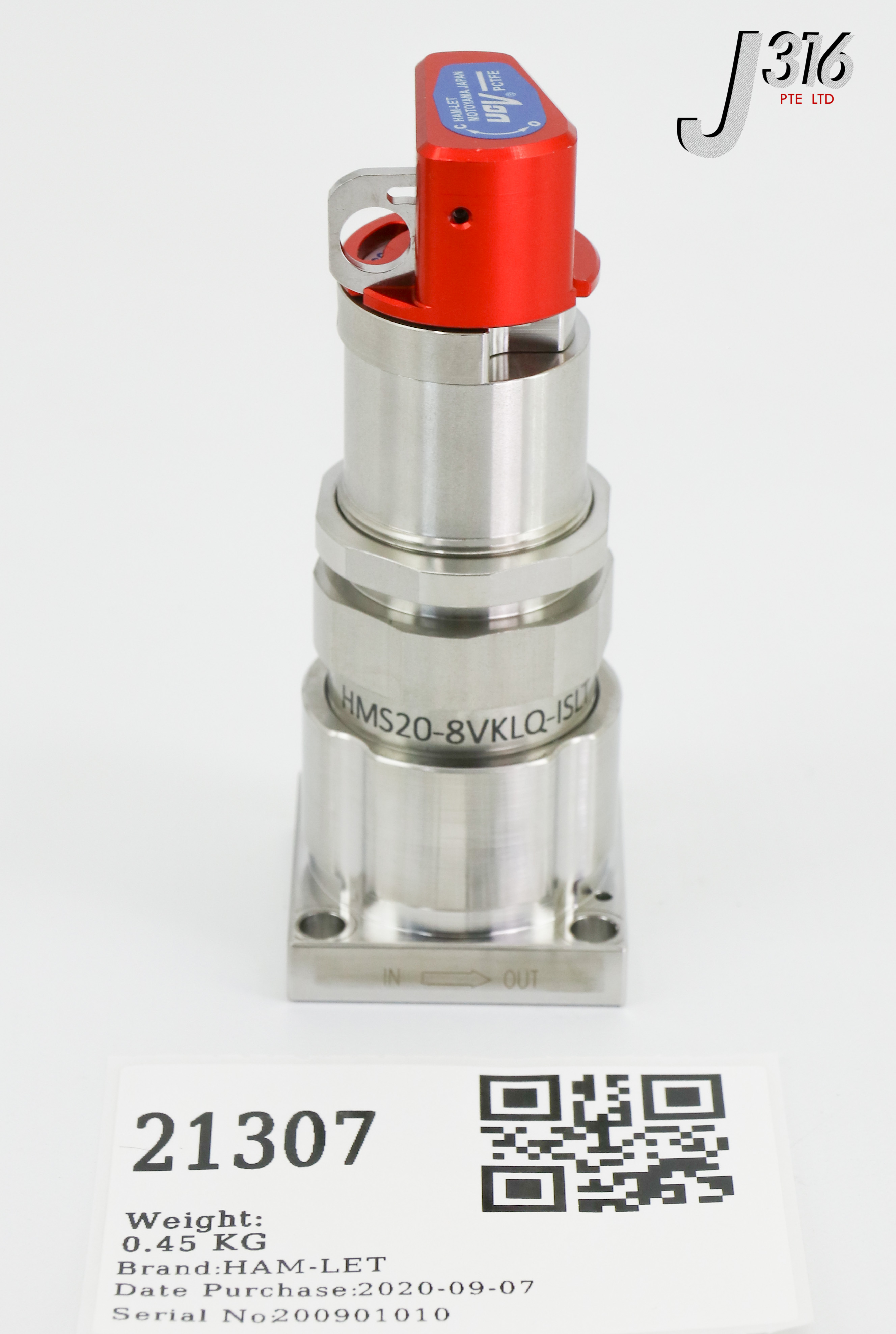 21307 HAM-LET UCV DIAPHRAGM VALVE HMS20-8VKLQ-ISLT | eBay